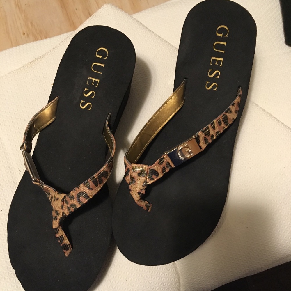 - GUESS WEDGE SANDLES
